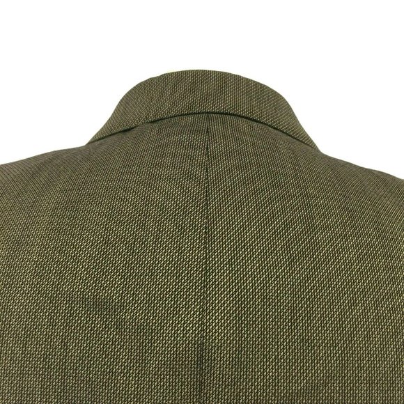 J Ferrar Custom Fit Suit Jacket Blazer Sports Coat Mens 42R Brown Tweed Wool Ble - Picture 9 of 9